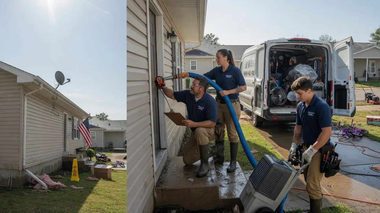 Ceiling Water Damage Restoration in South Gibson, PA near me